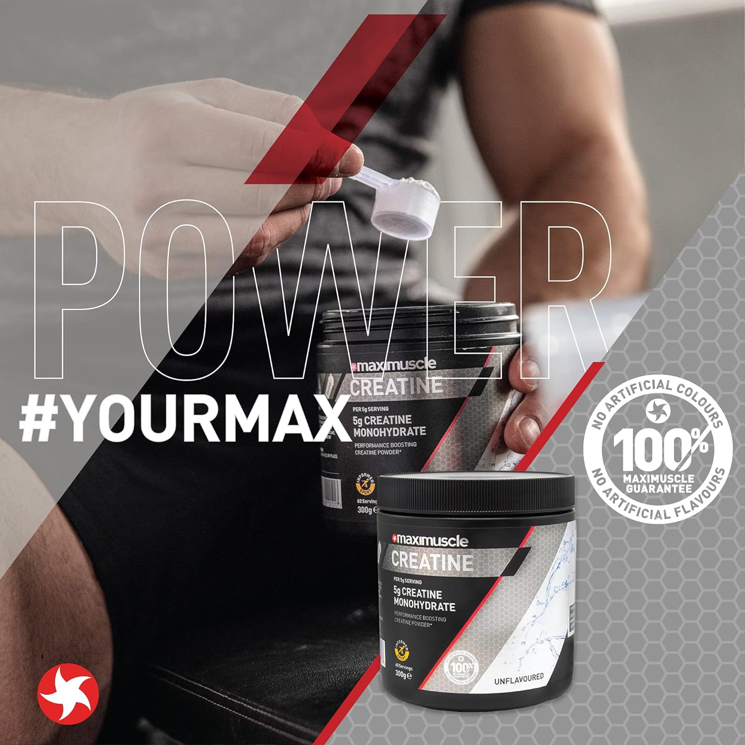 Maximuscle Creatine | Performance Boosting Creatine Monohydrate Powder