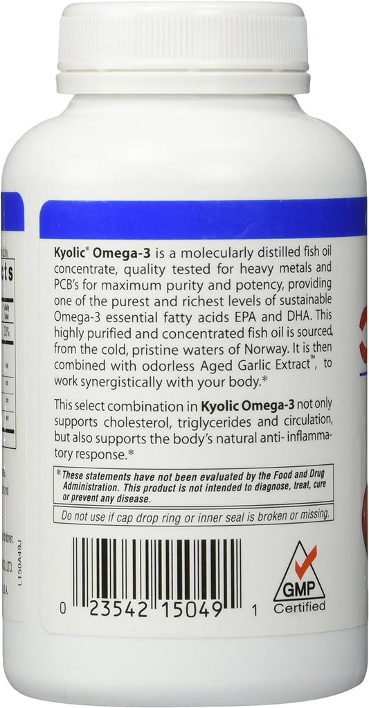 Kyolic Omega-3 Supplement (90-Capsules)