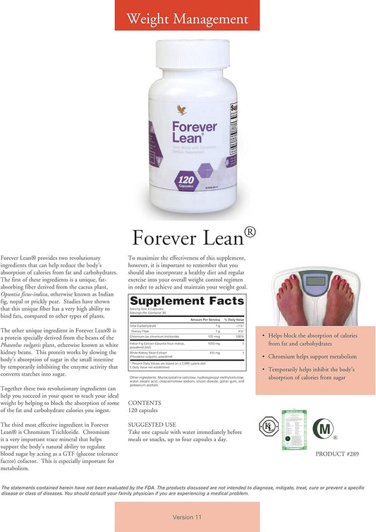 Forever Lean - 120 Capsules

100 Grams