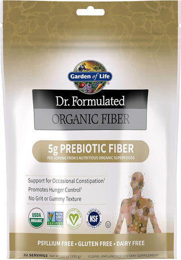 Garden of Life Dr Formulated Organic Fiber Supplement Powder