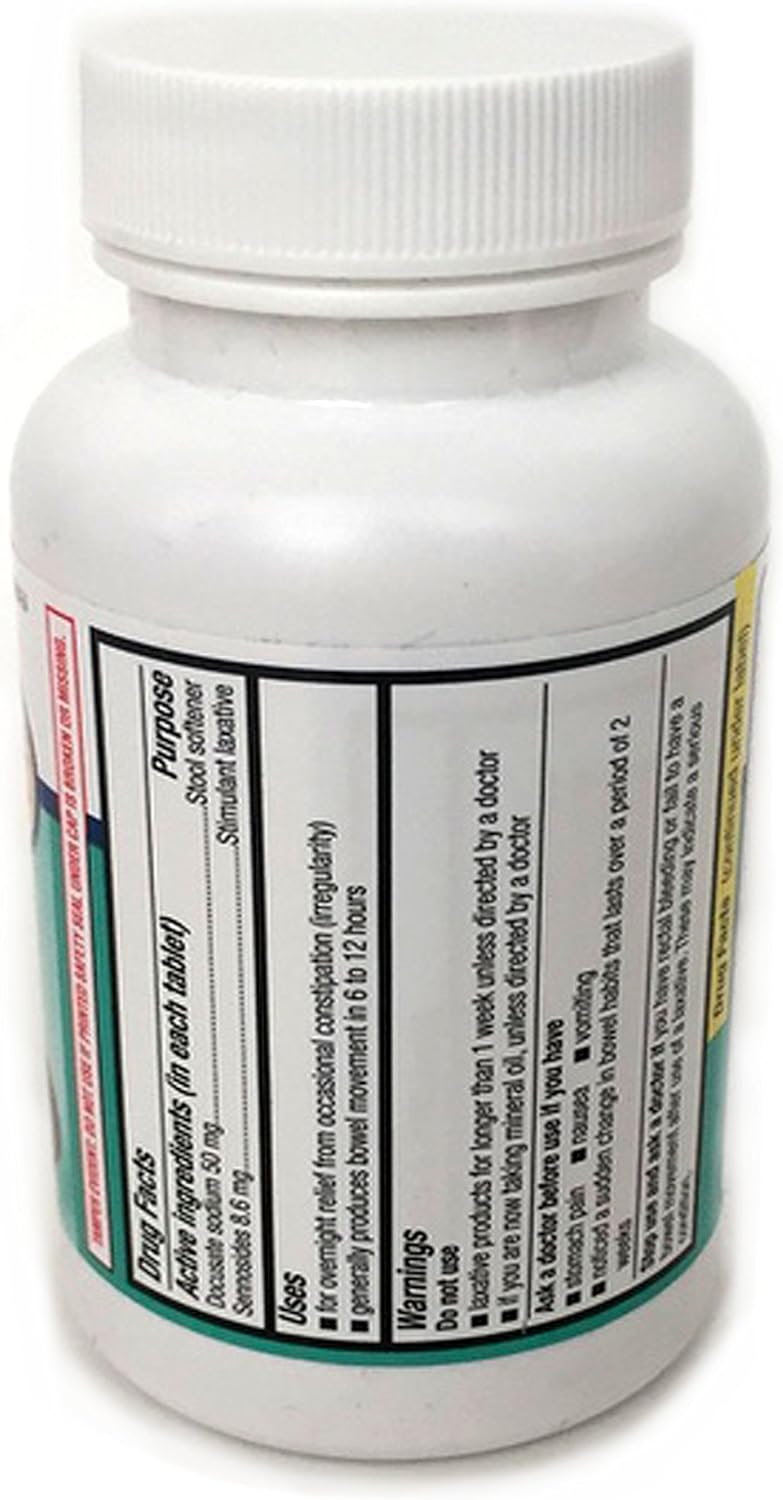 Equate - Stool Softener Plus Stimulant Laxative, 240 Tablets (Compare 