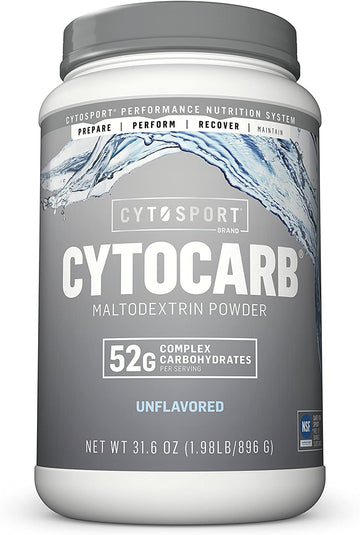 CYTOSPORT CYTOCARB Maltodextrin Powder, Complex Carbohydrates, NSF Certified for Sport, Unflavored,