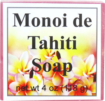 Eclectic Lady Monoi de Tahiti Glycerin Soap, 4  Bar