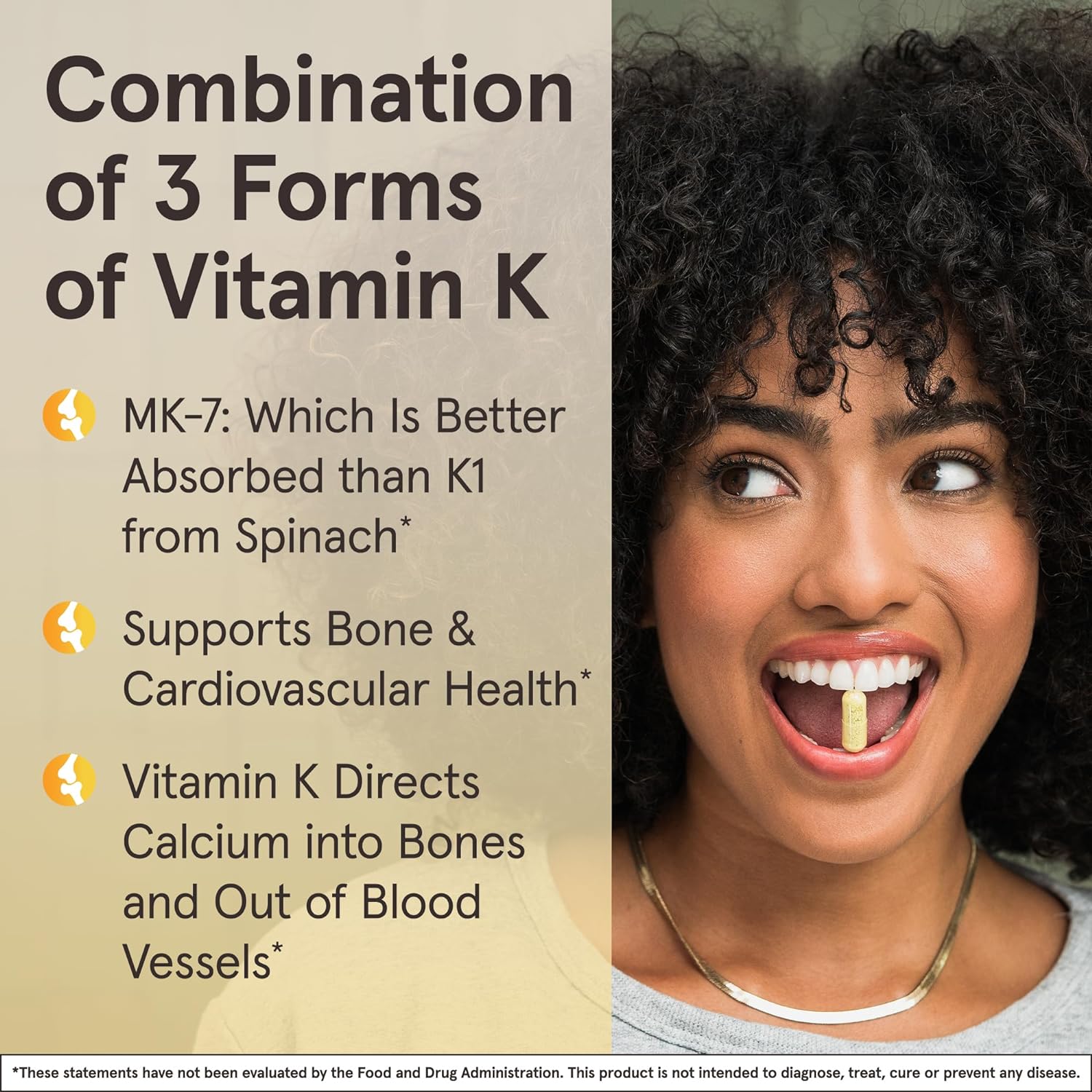 Jarrow Formulas K-Right - Vitamin K-Complex (K1, MK-4, MK-7, D3) - 60 