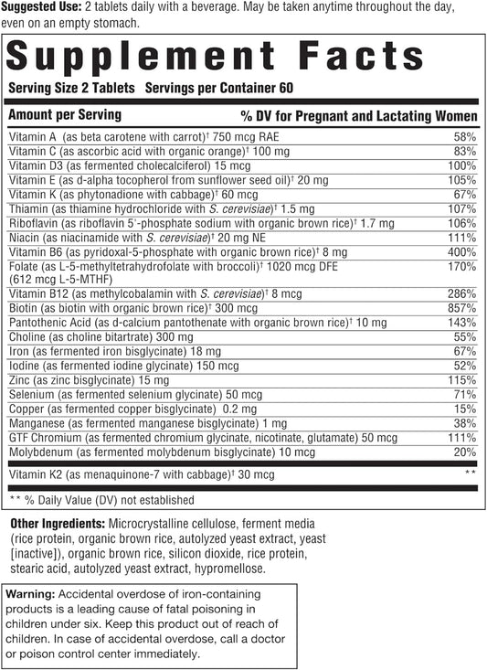 Innate Response Formulas, Baby & Me Multivitamin, Prenatal And Postnat