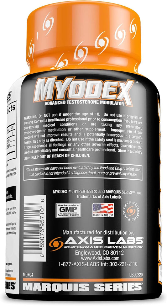 Axis Labs Myodex Mineral Supplement Capsules, 60 Count