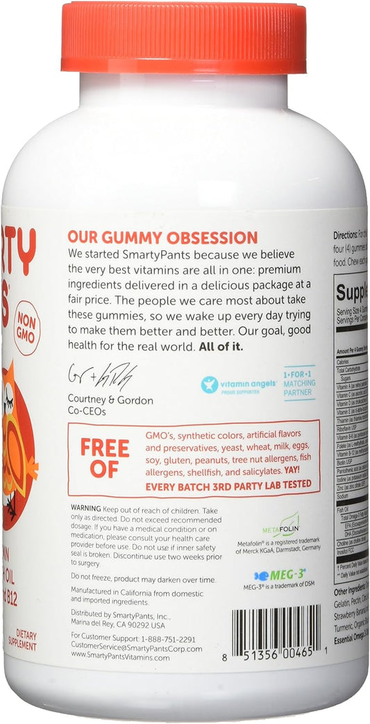Smarty Pants Kids Complete Multi-Vitamin, 180 Gummies