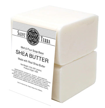 Saint Terra - Shea Butter Melt & Pour Soap Base, 2 Pounds