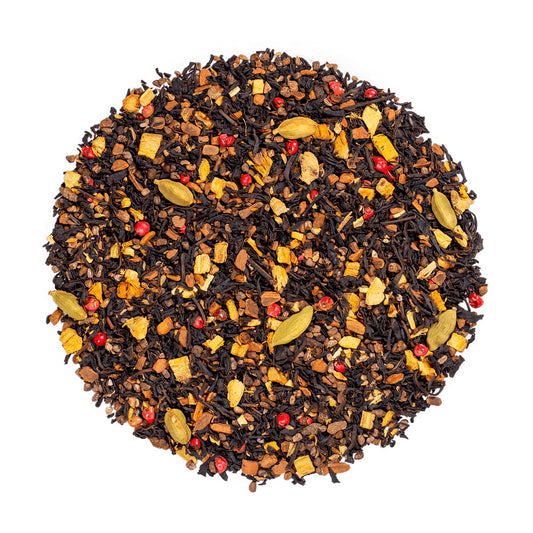 Kusmi Tea Sweet Love Loose Tea Tin - Organic Blend of Black Tea, Pink Pepper, Guarana & Spices