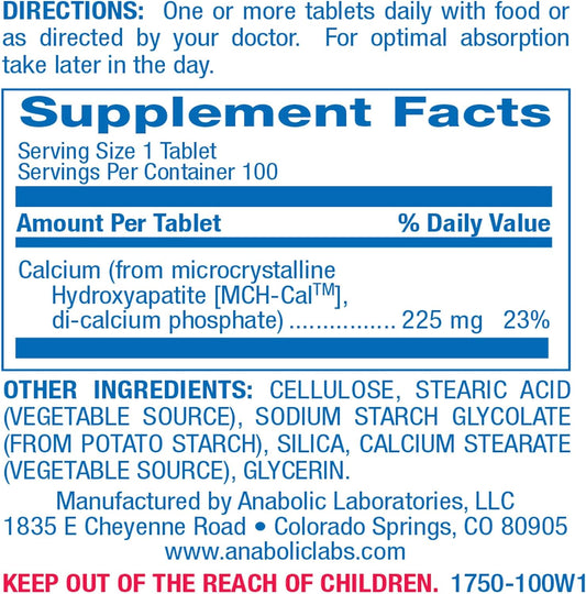 Osatate Calcium Microcrystalline Hydroxyapatite - 100 Bone Strength Ca