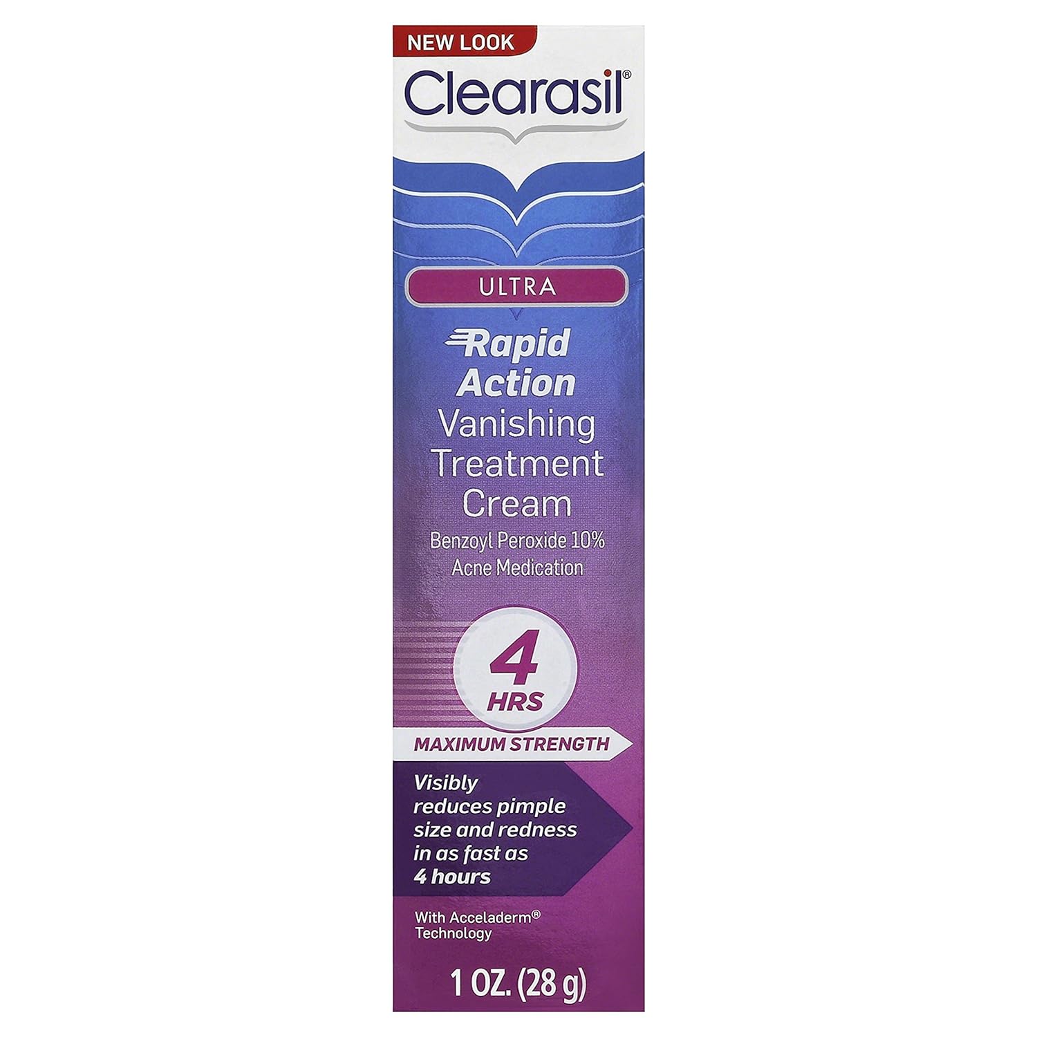 Clearasil Rapid Rescue Treatment Cream, 1 oz. (Packaging may