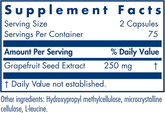 Allergy Research Group Paramicrocidin Grapefruit Seed Extract 125 Mg 1