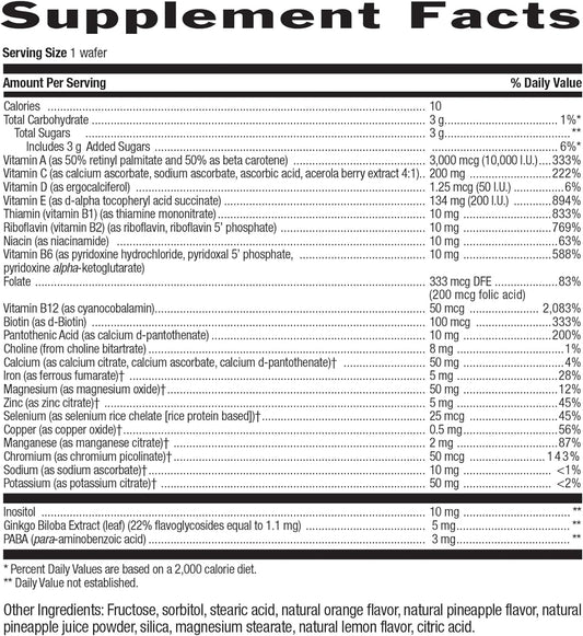 Country Life Chewable Adult Multi - With Antioxidants And Activated B