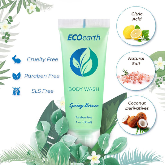 Esupli.com  EcoEarth Travel Size Body Wash (1  , 100 PK, Spr