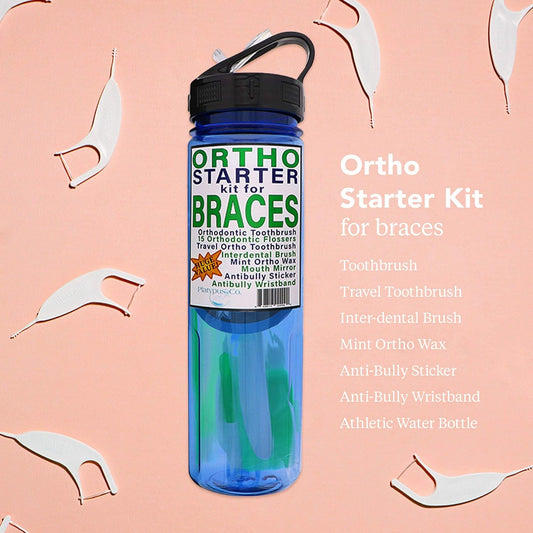 Platypus Ortho Starter Kit For Braces with Athletic Bottle