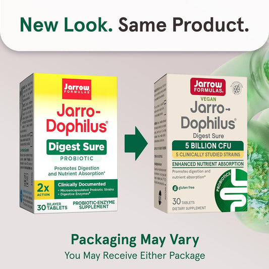 Jarrow Formulas Jarro-Dophilus Digest Sure Probiotics Supple