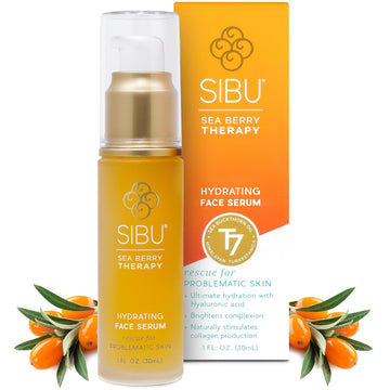 Sibu Hydrating Facial Serum, Made From Premium Sea Buckthorn Oil & Hyaluronic Acid (1) – Hydrates Dry Skin, Brightens Complexion & Reduces Blemishes