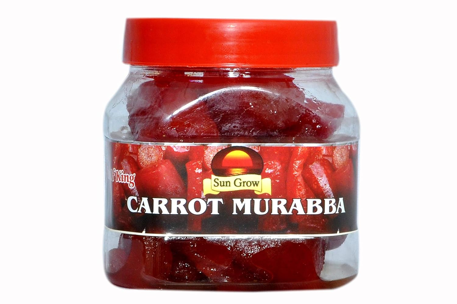 Sun Grow Taste of King Organic Homemade Carrot Murabba with Honey (500 Gm)