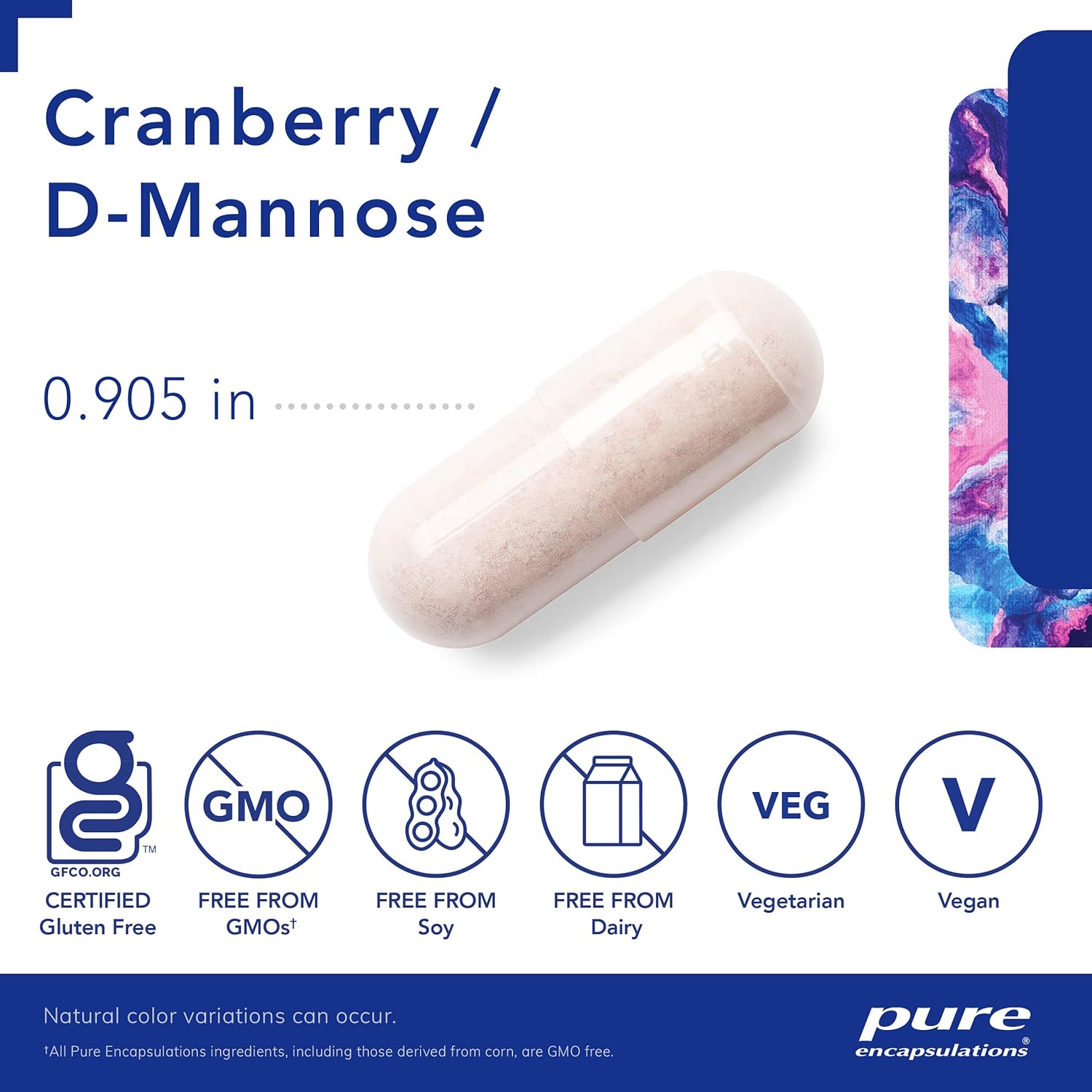 Pure Encapsulations Cranberry/D-Mannose | Supplement Made from 100% Cr