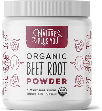 TruBaio Organic Beet Root Powder: Nitric Oxide Booster, Circulation and Stamina Increasing, USDA Organic, Vegan Beetroot
