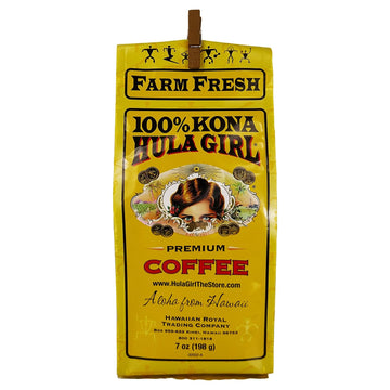 Hula Girl 100% Kona Coffee Ground