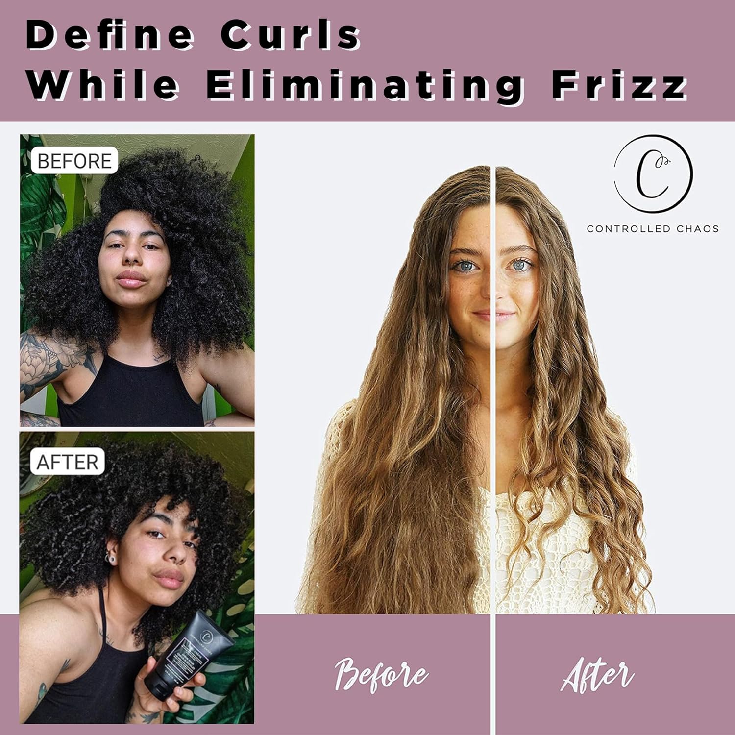 Esupli.com Controlled Chaos As Seen on Shark Tank Curl Defining Cream f