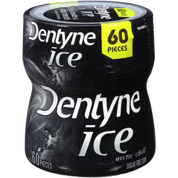 Dentyne Ice Sugarless Gum, Arctic Chill - 60 Pieces / Bottle