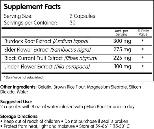 pHion Balance Acid Drainage, Capsules, 60-Count