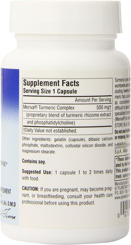 Planetary Herbals Turmeric Gold 500mg, for Healthy Inflammation Respon
