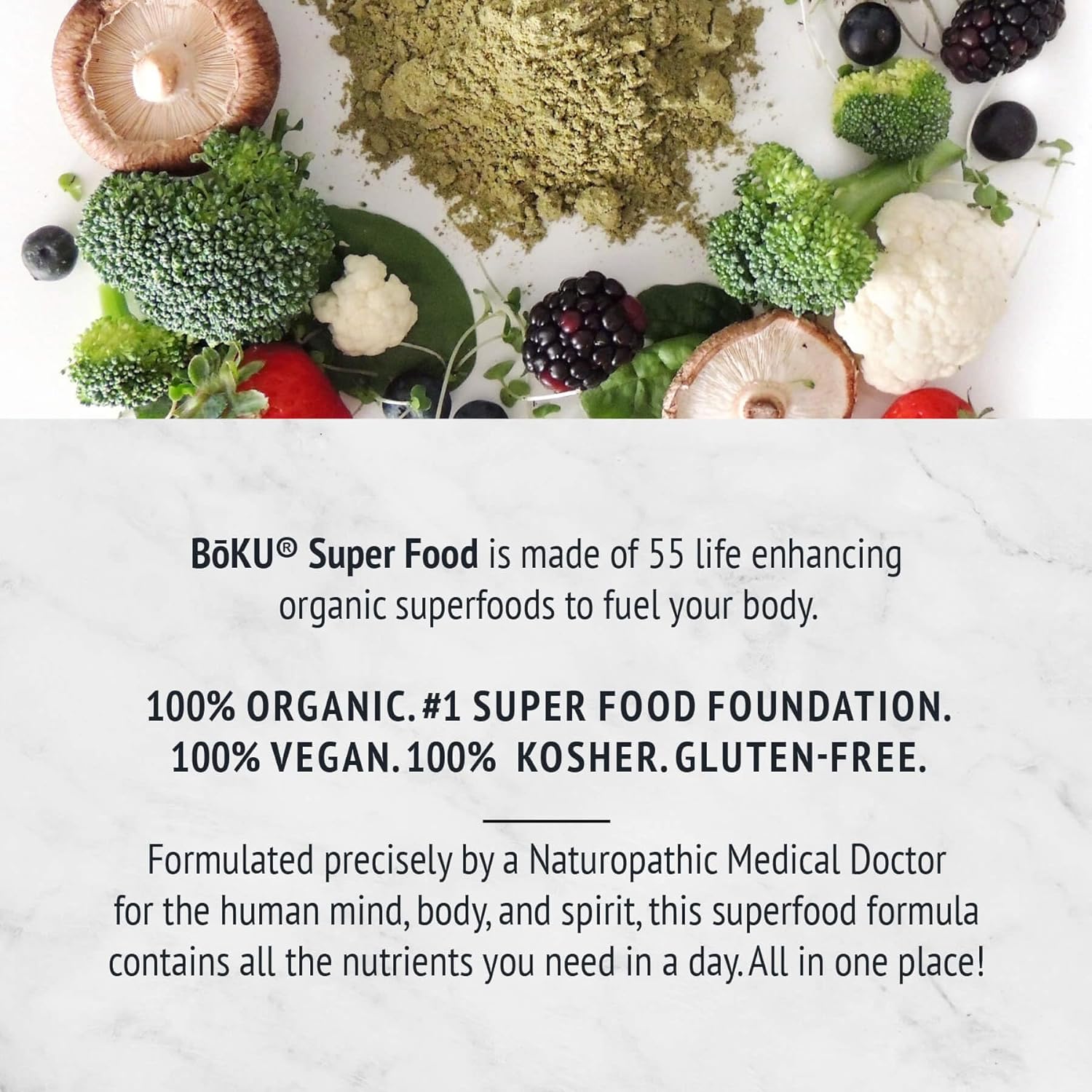 Boku Superfood Greens Superfoods Powder - Amazing Smoothie Powders, Or