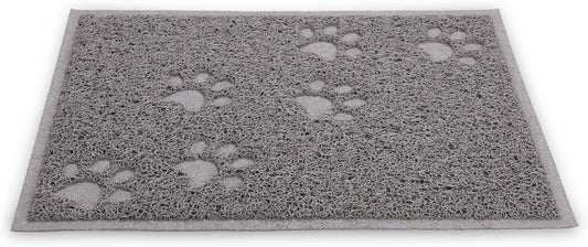  Quality Gray Cat Litter Trap Mat, Non-Slip Backing, Dirt Ca