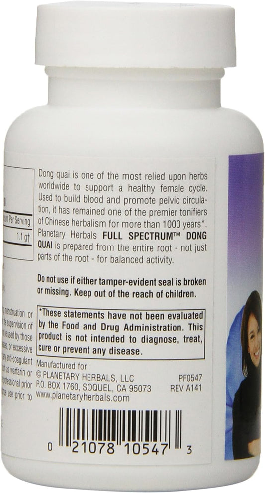 Planetary Herbals Full Spectrum Dong Quai Capsules, 60 Count