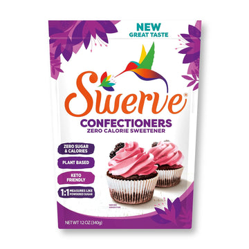 Swerve Ultimate Sugar Replacement Sweetener, Confectioners Sugar Substitute, Zero Calorie, Keto Friendly, Zero Sugar, No