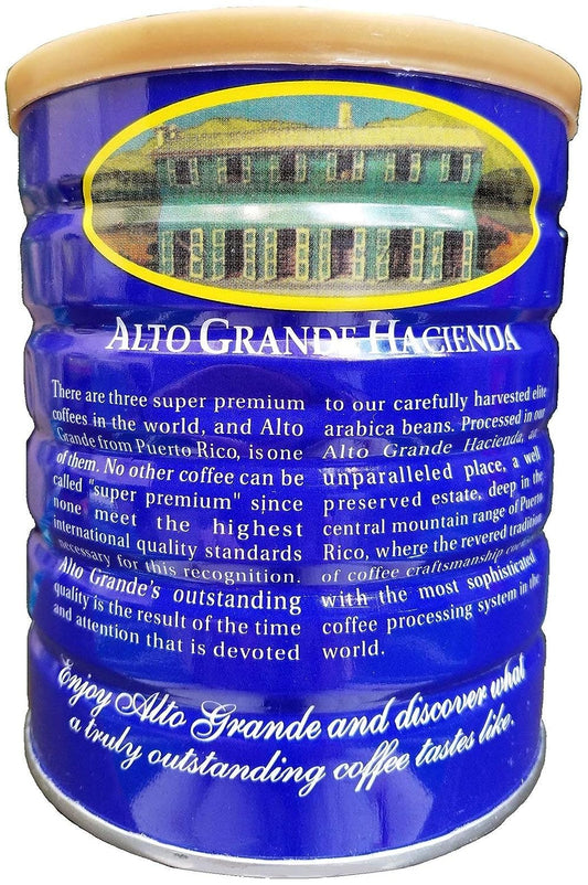 Alto Grande Super Premium Coffee Ground, Single Origin, Puerto Rico, Canister