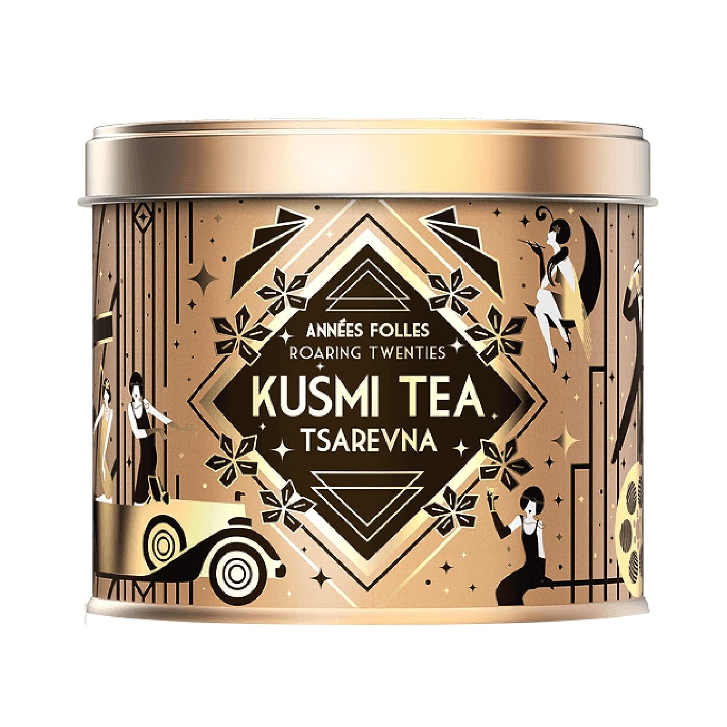 Kusmi Tea Tsarevna Loose Tea Tin - Black Tea with Orange & Spices