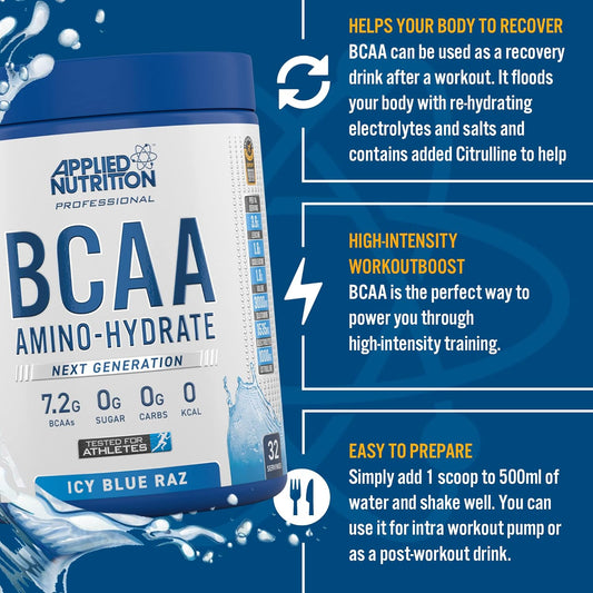 Applied Nutrition Bundle: Bcaa Powder 450G + Lifestyle Water Bottle 10750 Grams