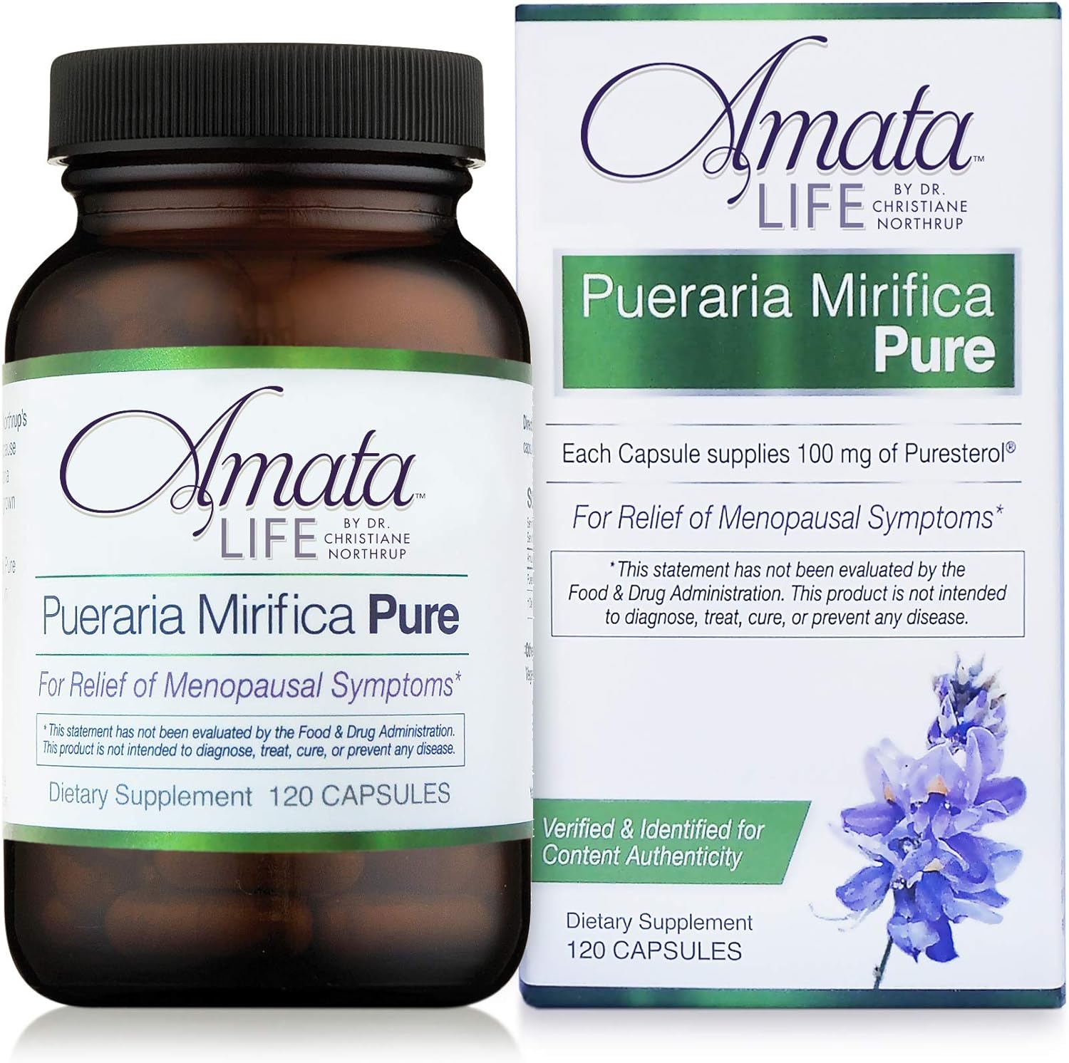 Amata Life By Dr. Christiane Northrup Pueraria Mirifica Pure For Menop