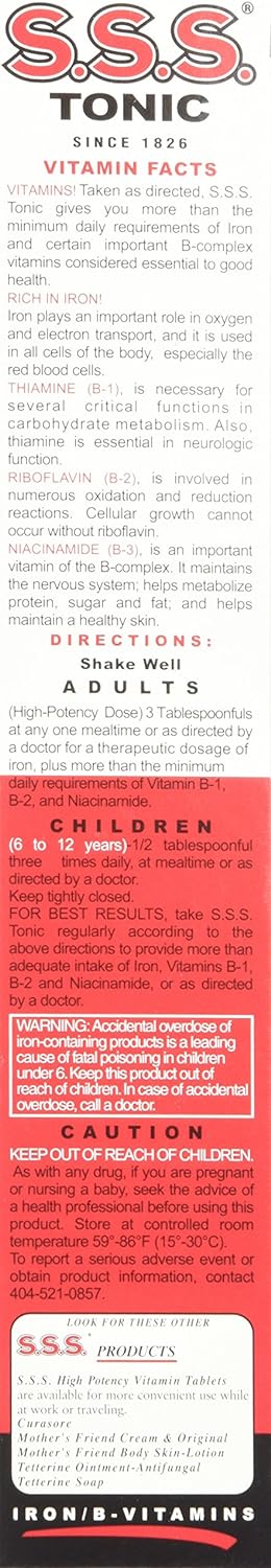 S.S.S. Tonic Liquid, 10 Ounce