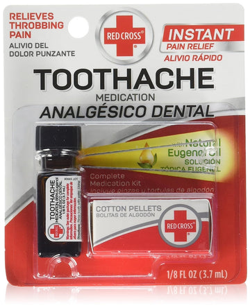 Red Cross Toothache Complete Medication Kit 0.12  Pack of, 2 Count