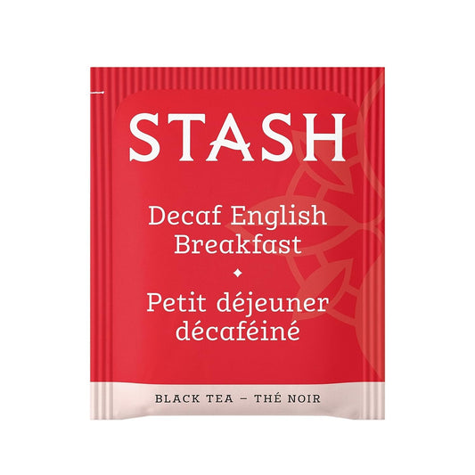 Stash Tea Decaf English Breakfast Black Tea, Box of 100 Tea Bags