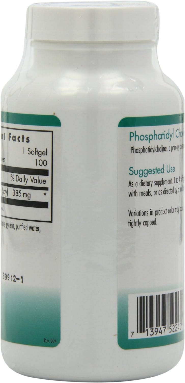 Nutricology Phosphatidyl Choline, Softgels, 100-Count