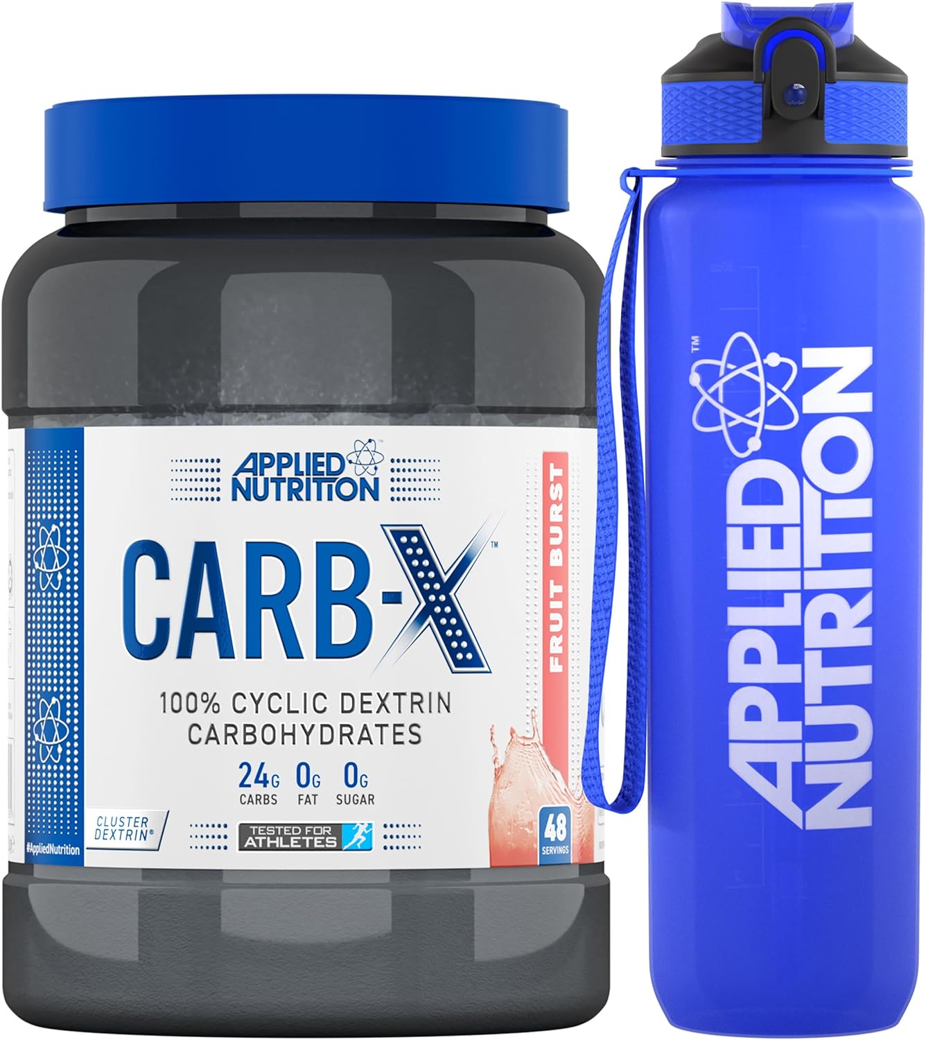 Applied Nutrition Bundle Carb X 1.2Kg + Lifestyle Water Bottle 1000Ml 1.61 Kilo Grams