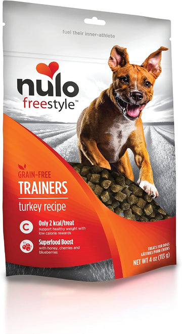 Nulo Freestyle Grain-Free Healthy Dog and Puppy Training Treats, Low Calorie Treats Made with Superfood Boost Ingredient