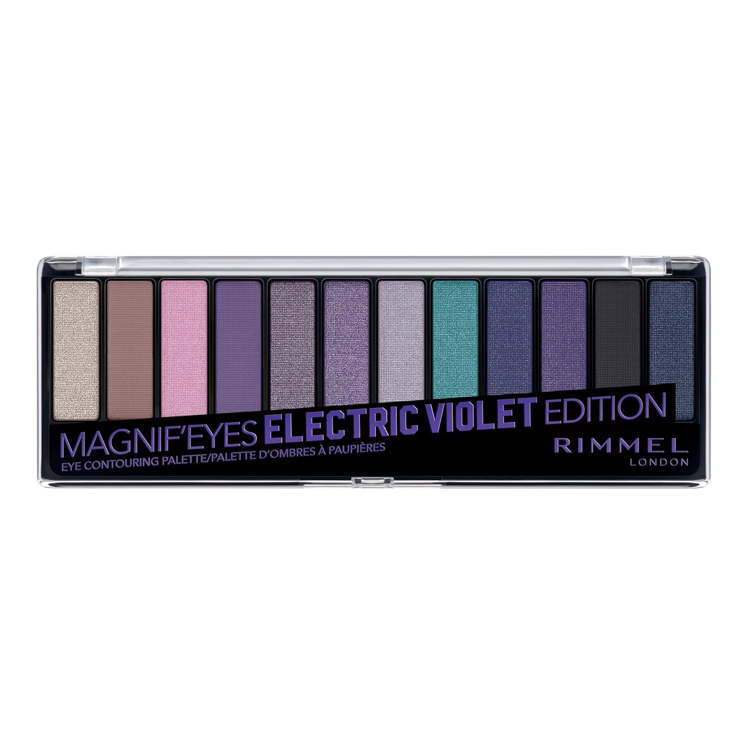 Rimmel Magnif'eyes Eyeshadow Palette, Electric Violet Edition (3614227182486)