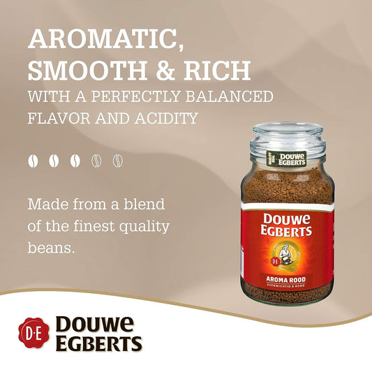 Douwe Egberts Aroma Rood Instant Coffee,  Jar