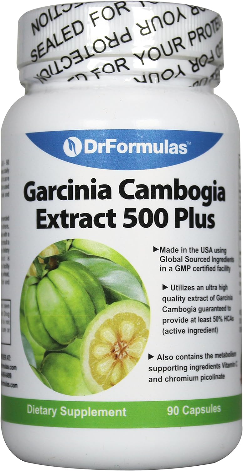 DrFormulas Garcinia Cambogia Extract 500 Plus, 90 Capsules