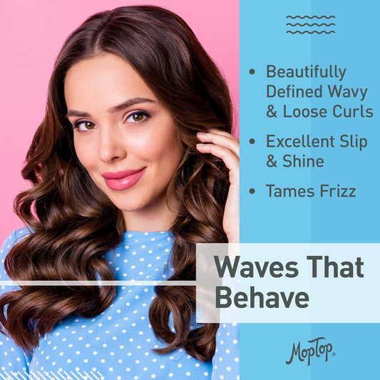 MopTop Wavy Hair Products Set, Treatment Routine For Wavy Hair, 2  Detox Shampoo, Gentle Shampoo, Daily Conditioner, Curly Hair Gel, Moisturizing Lightweight Hold Haircare Bundle