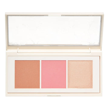 OWER BEAUTY CONTOUR PALETTE | Lift & Sculpt Contouring Palette | 3 Powder Makeup Shades to Sculpt, Blush & Highlight Face | Cruelty Free (Light/Medium)