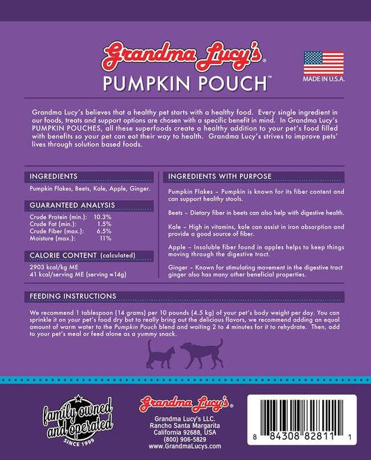 grandma lucy's Pumpkin Pouch Digestive 6oz,Purple