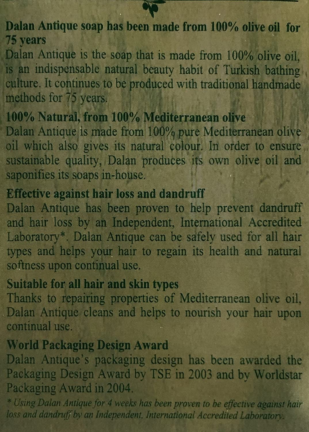 Esupli.com  Dalan Antique 100% Olive Oil Soap 5x1r Dry Skin,
